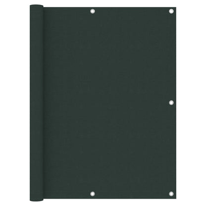 Tela de varanda 120x500 cm tecido Oxford verde-escuro