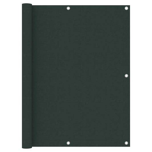 Tela de varanda 120x500 cm tecido Oxford verde-escuro
