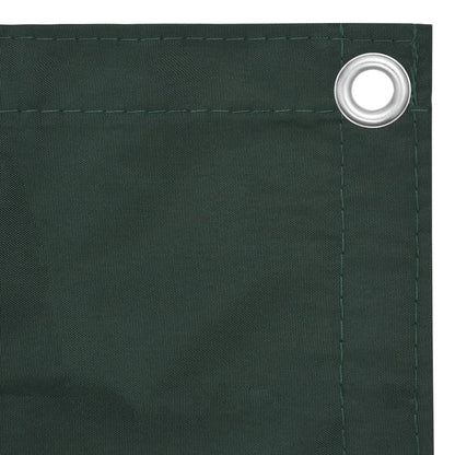 Tela de varanda 120x500 cm tecido Oxford verde-escuro