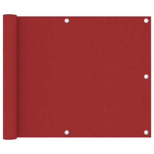 Tela de varanda 75x500 cm tecido Oxford vermelho