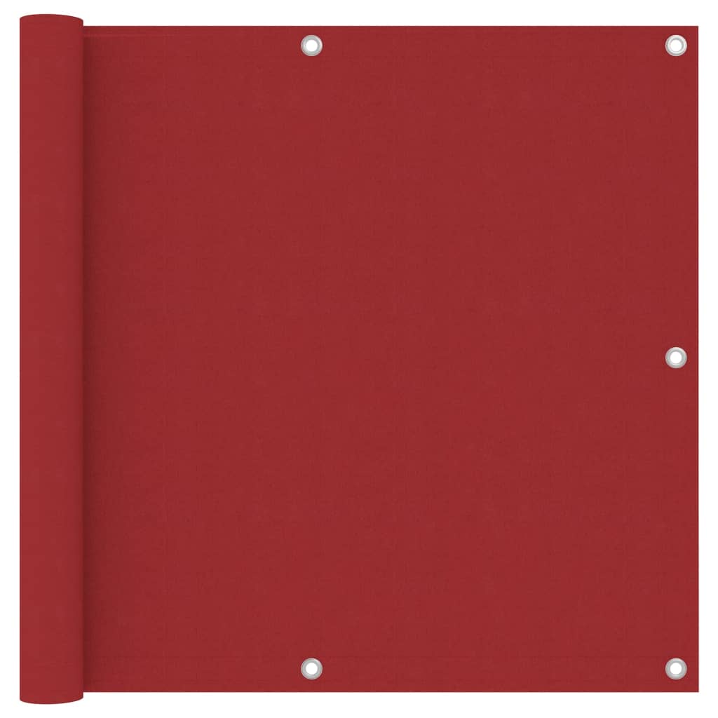 Tela de varanda 90x300 cm tecido Oxford vermelho