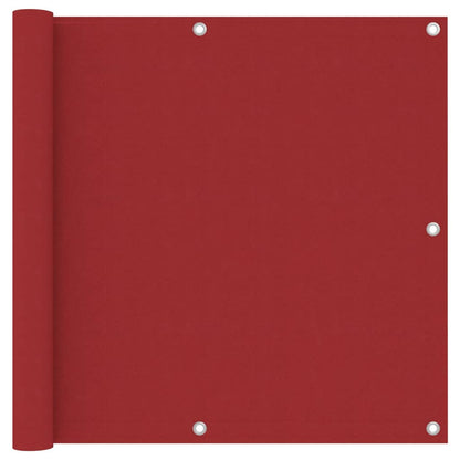 Tela de varanda 90x300 cm tecido Oxford vermelho