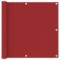 Tela de varanda 90x300 cm tecido Oxford vermelho