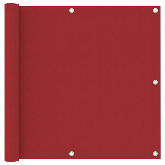 Tela de varanda 90x400 cm tecido Oxford vermelho