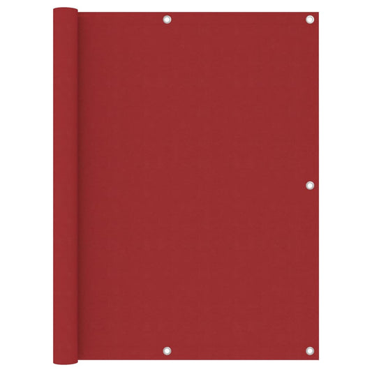 Tela de varanda 120x400 cm tecido Oxford vermelho