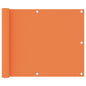 Tela de varanda 75x300 cm tecido Oxford laranja