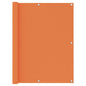 Tela de varanda 120x400 cm tecido Oxford laranja