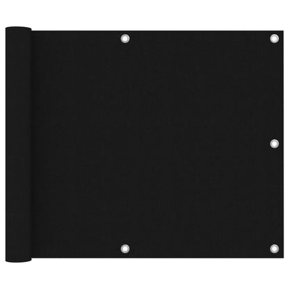 Tela de varanda 75x300 cm tecido oxford preto