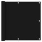 Tela de varanda 90x400 cm tecido Oxford preto