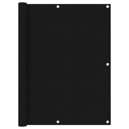 Tela de varanda 120x500 cm tecido Oxford preto