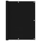 Tela de varanda 120x500 cm tecido Oxford preto