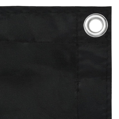 Tela de varanda 120x500 cm tecido Oxford preto