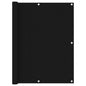 Tela de varanda 120x600 cm tecido Oxford preto