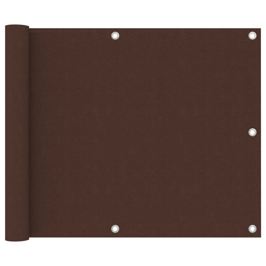 Tela de varanda 75x500 cm tecido Oxford castanho