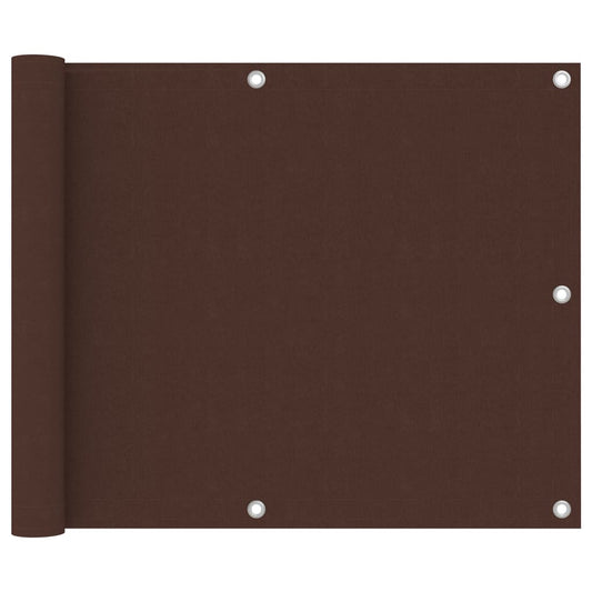 Tela de varanda 75x600 cm tecido Oxford castanho