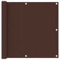 Tela de varanda 90x400 cm tecido Oxford castanho