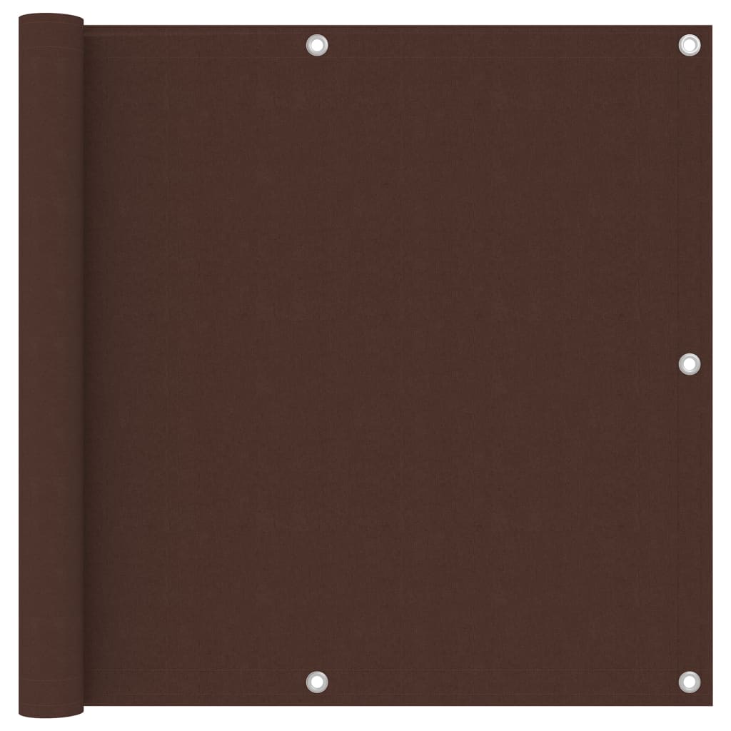 Tela de varanda 90x500 cm tecido Oxford castanho