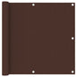 Tela de varanda 90x500 cm tecido Oxford castanho