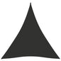 Para-sol estilo vela tecido oxford triangular 5x6x6 m antracite