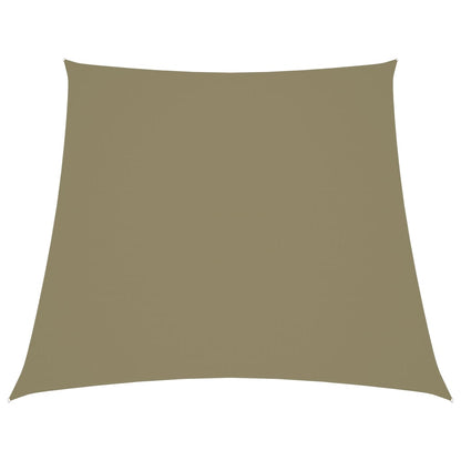 Para-sol estilo vela tecido oxford trapézio 2/4x3 m bege