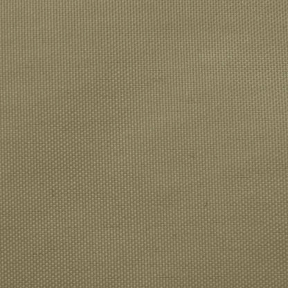 Para-sol estilo vela tecido oxford trapézio 2/4x3 m bege