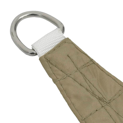 Para-sol estilo vela tecido oxford trapézio 2/4x3 m bege