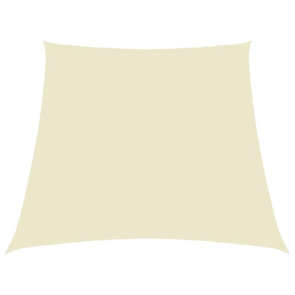 Para-sol estilo vela tecido oxford trapézio 2/4x3 m creme