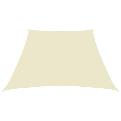 Para-sol estilo vela tecido oxford trapézio 2/4x3 m creme