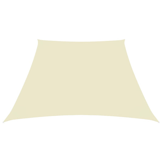 Para-sol estilo vela tecido oxford trapézio 2/4x3 m creme