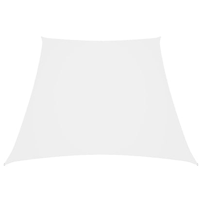 Para-sol estilo vela tecido oxford trapézio 2/4x3 m branco