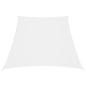Para-sol estilo vela tecido oxford trapézio 2/4x3 m branco