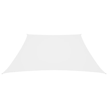 Para-sol estilo vela tecido oxford trapézio 2/4x3 m branco