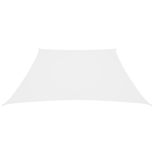 Para-sol estilo vela tecido oxford trapézio 2/4x3 m branco