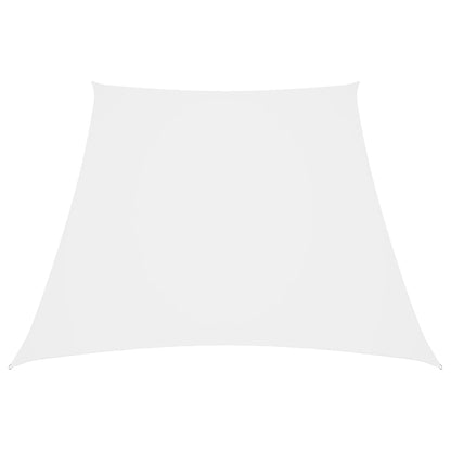 Para-sol estilo vela tecido oxford trapézio 3/4x3 m branco