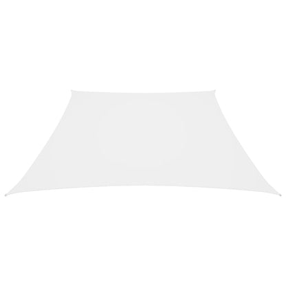 Para-sol estilo vela tecido oxford trapézio 3/4x3 m branco