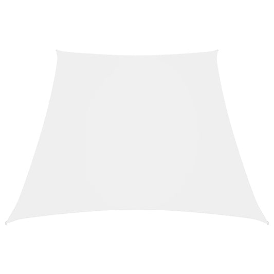Para-sol estilo vela tecido oxford trapézio 3/5x4 m branco