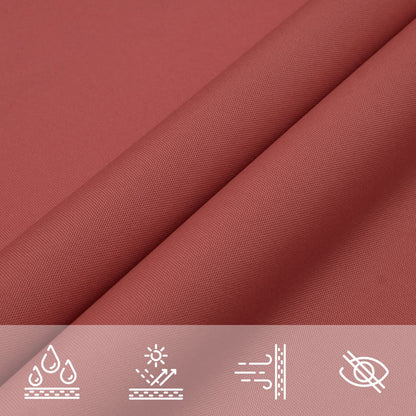 Para-sol vela tecido oxford triangular 3x3x4,24 m terracota