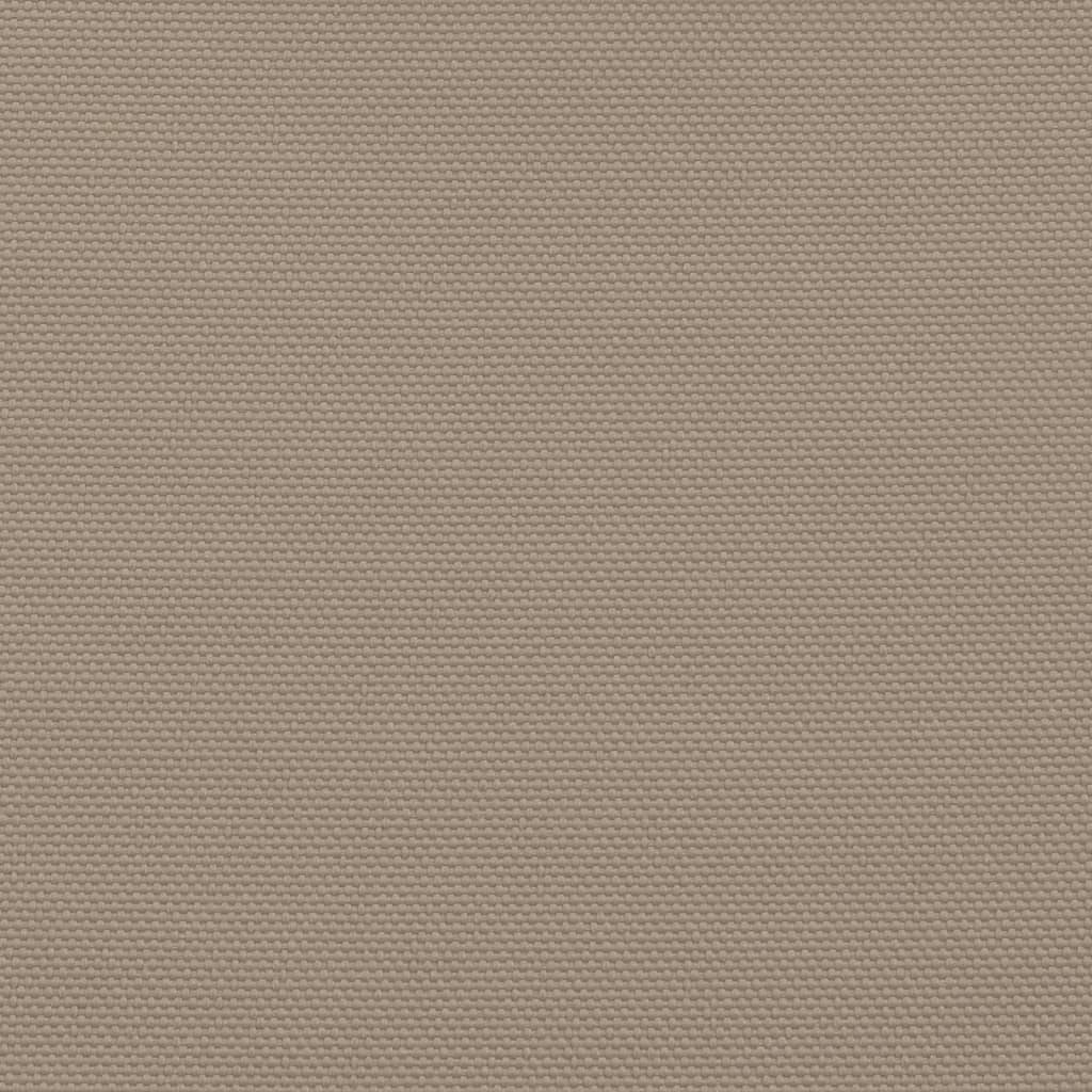Para-sol tecido oxford retangular 6x8 m cinzento-acastanhado