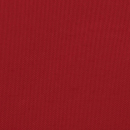 Para-sol estilo vela tecido oxford quadrado 7x7 m vermelho