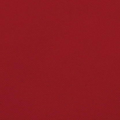 Para-sol estilo vela tecido oxford retangular 4x7 m vermelho