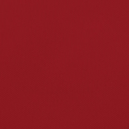 Para-sol vela tecido oxford triangular 3x3x4,24 m vermelho