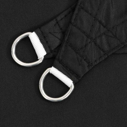 Para-sol estilo vela tecido oxford quadrado 2x2 m preto