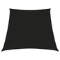 Para-sol estilo vela tecido oxford trapézio 3/5x4 m preto