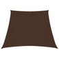 Para-sol estilo vela tecido oxford trapézio 2/4x3 m castanho
