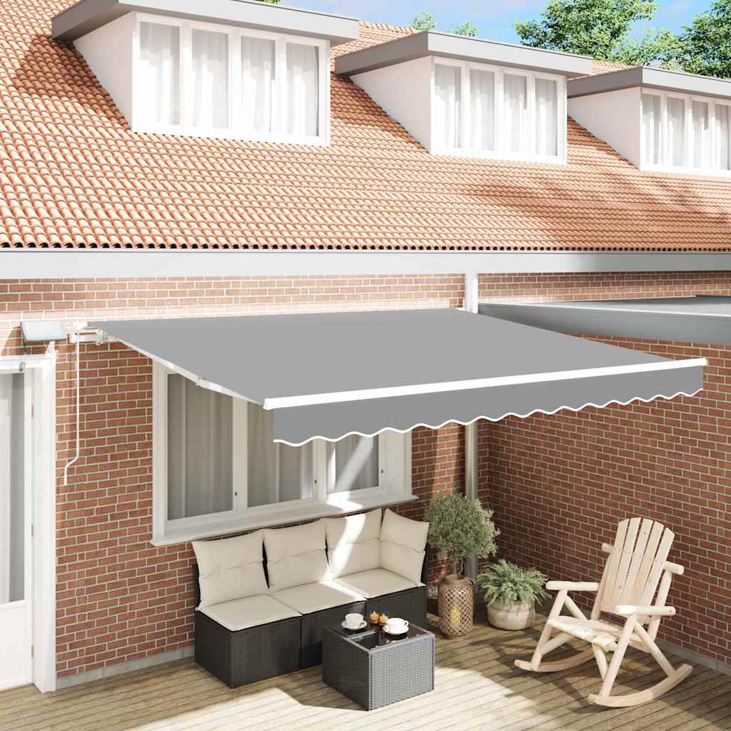 Estrutura de Toldo Manual Branco 300 x 250 cm Alumínio