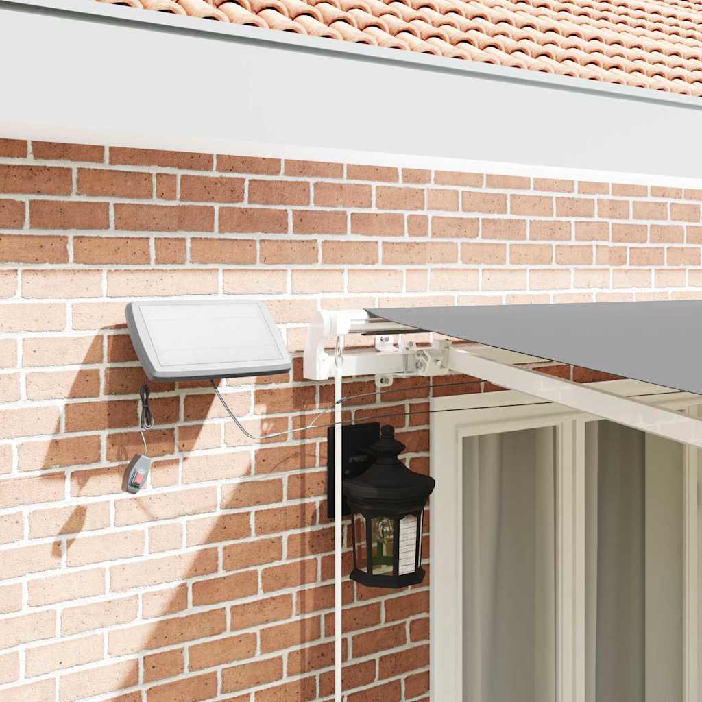 Estrutura de Toldo Manual Branco 450 × 300 cm Alumínio