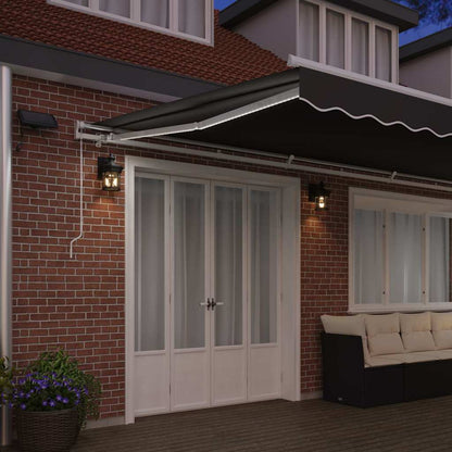 Estrutura de Toldo Manual Branco 600 × 300 cm Alumínio