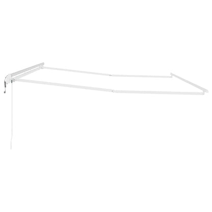 Toldo Manual Branco 4,5 × 3 m Metal