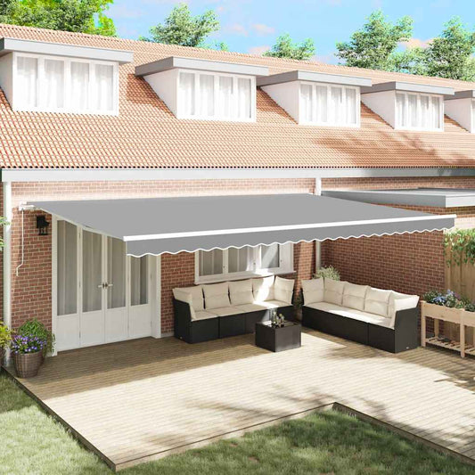 Estrutura de Toldo Branco 600 × 300 cm Alumínio