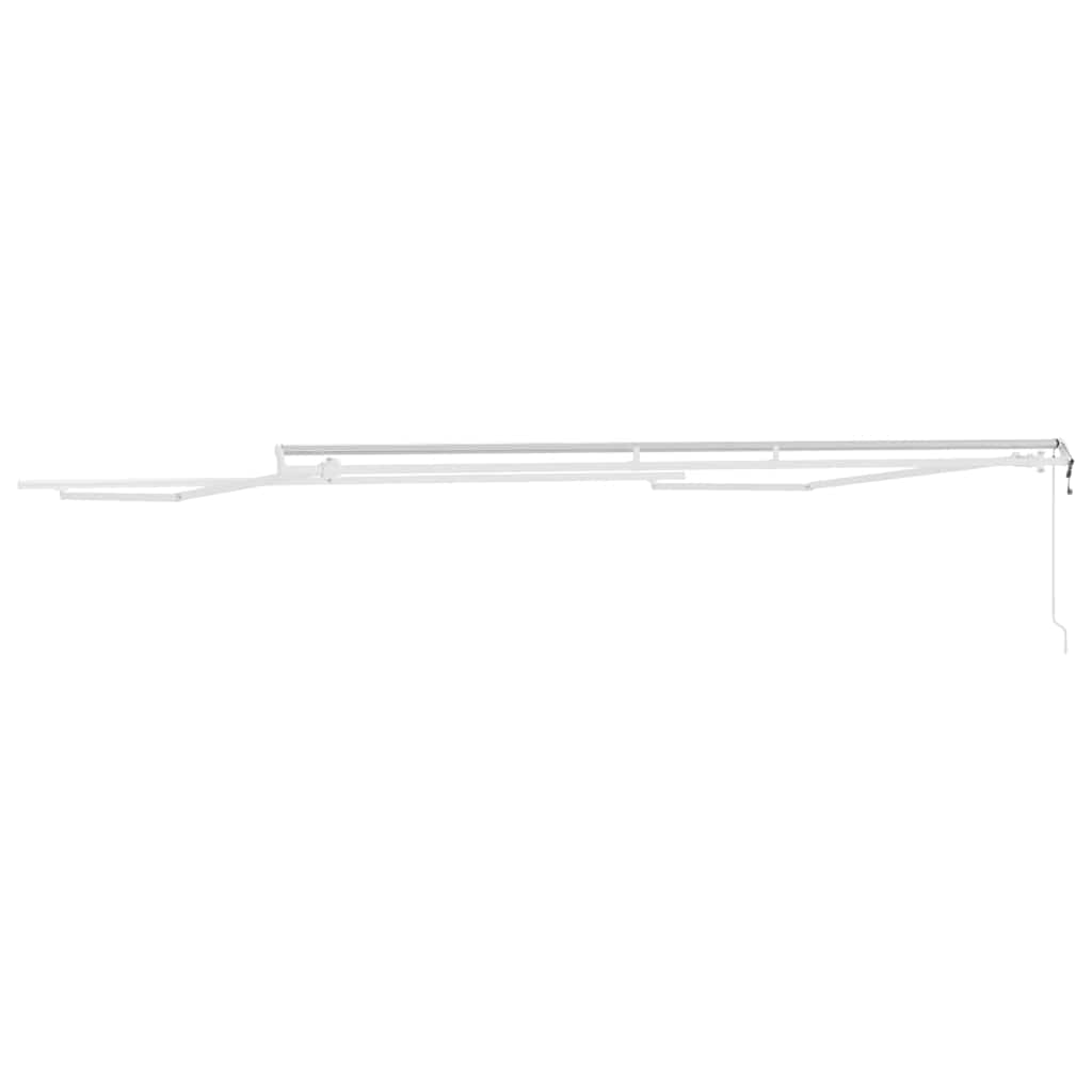 Estrutura de Toldo Branco 500 × 350 cm Alumínio